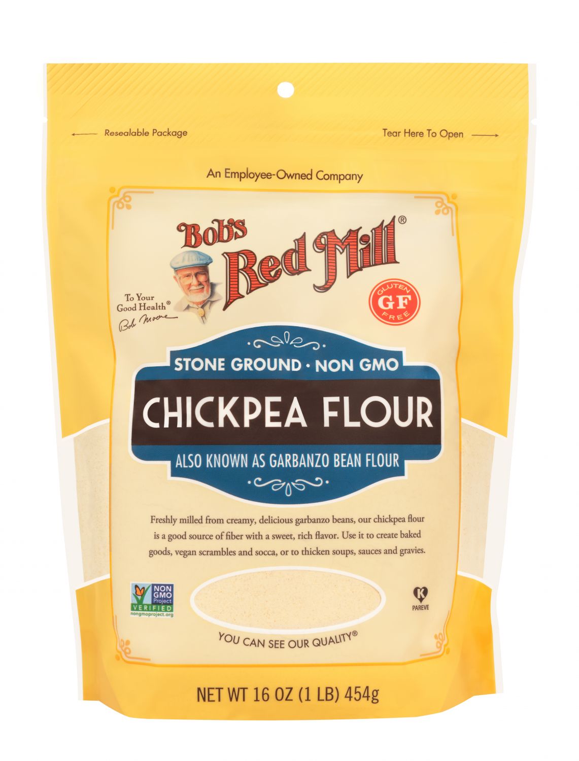 Bob’s Red Mill, Chickpea Flour (Garbanzo Bean Flour), 16 oz