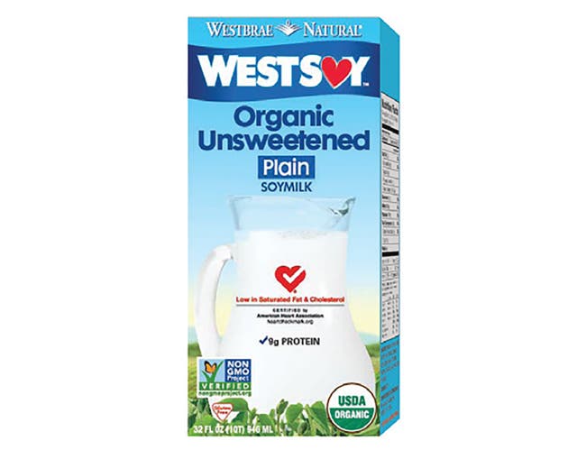Westsoy, Organic Unsweetened Soy Milk, 32 oz