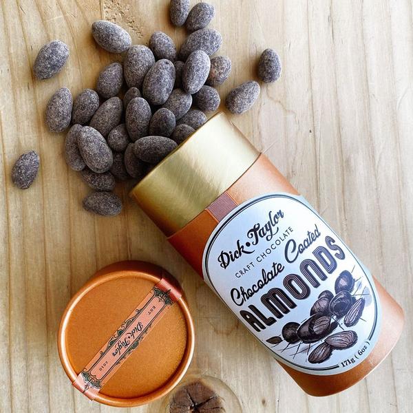 Dick Taylor Chocolates, Chocolate Coated Almonds, 6 oz