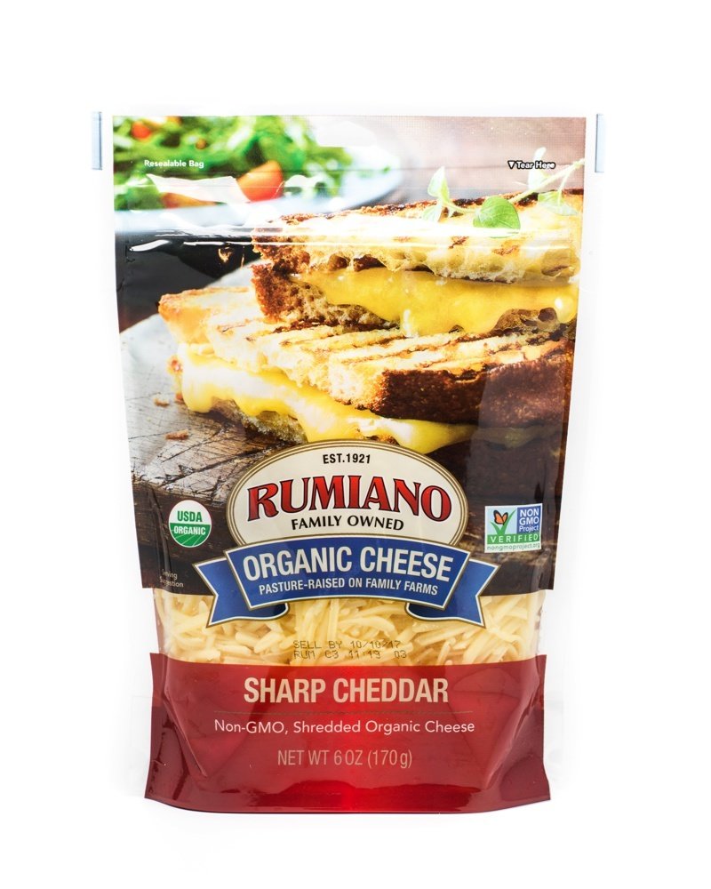 Rumiano Cheese, Shredded Cheddar, 6 oz