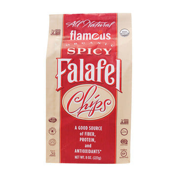 Flamous, All Natural Falafel Chips, Spicy, 8 oz