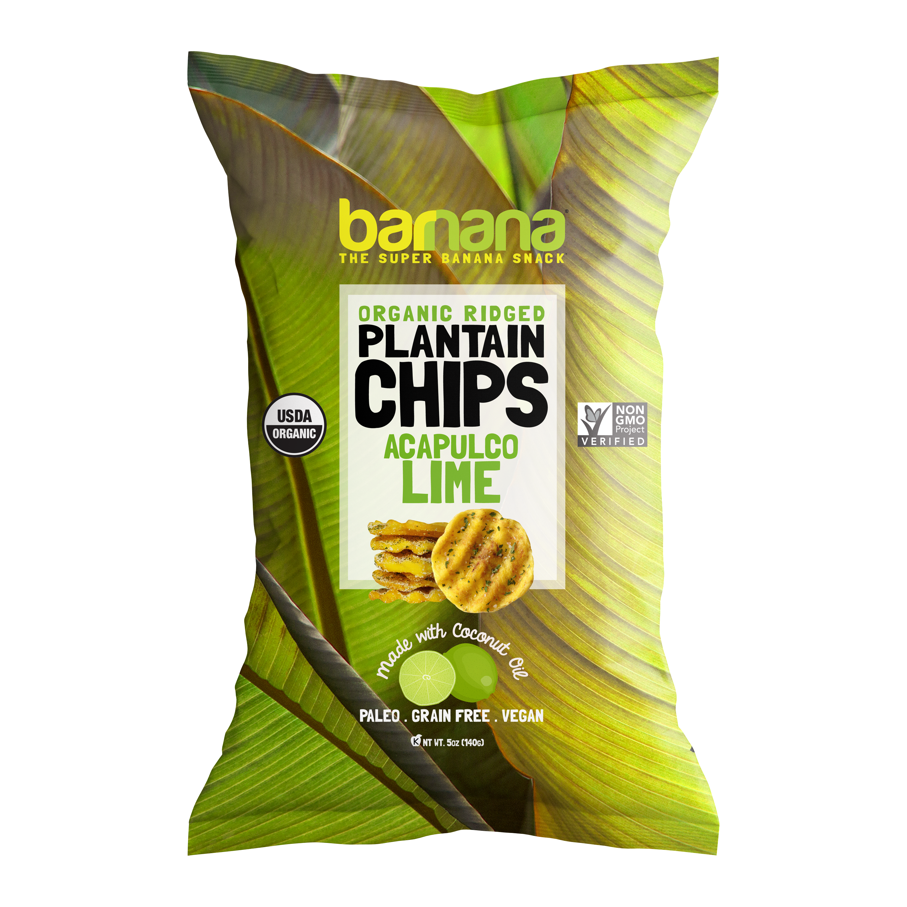 Barnana, Plantain Chips, Acapulco Lime, 5 oz