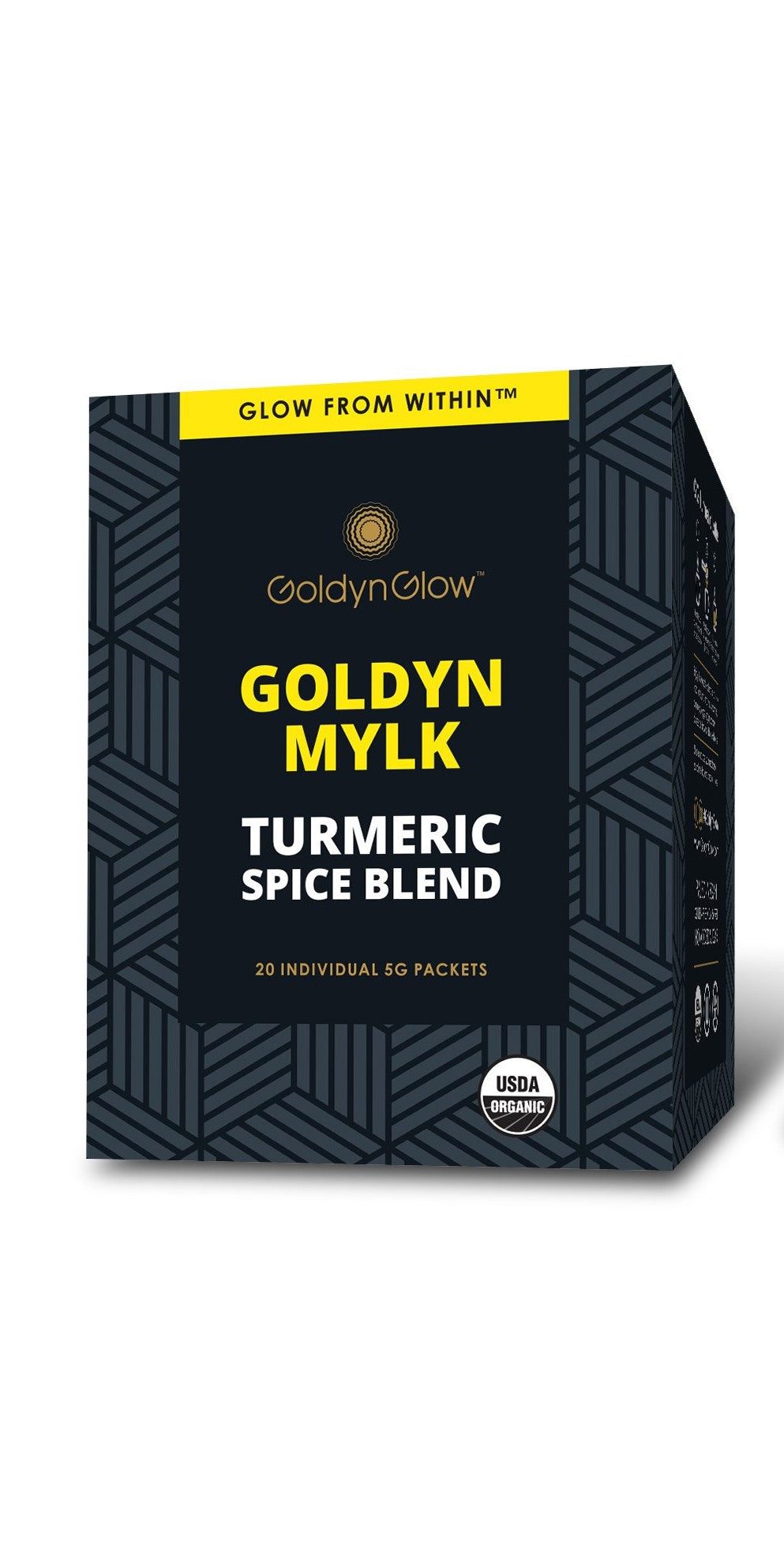 Goldyn Glow, Goldyn Mylk, Tumeric Spice Blend, 20 pkt