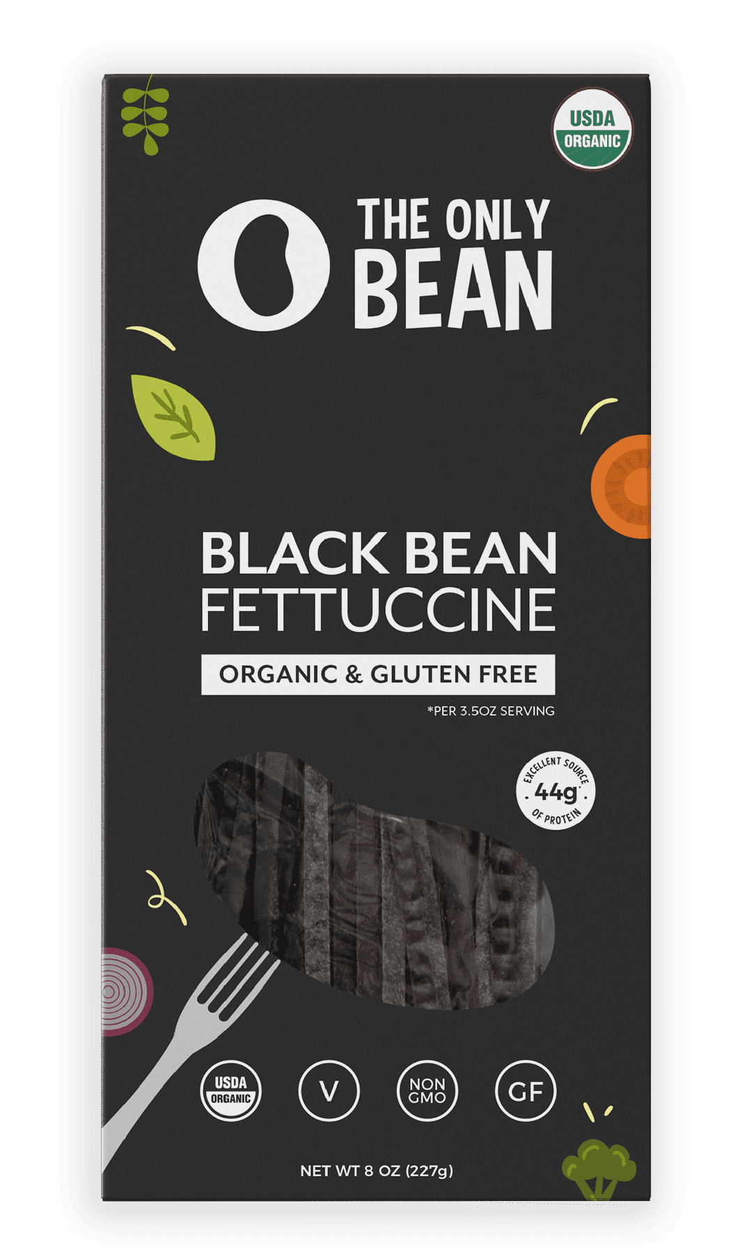 The Only Bean, Black Bean Fettuccine, 8 oz