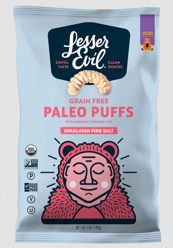 Lesser Evil, Paleo Puffs, Himalayan Pink Salt, 5 oz