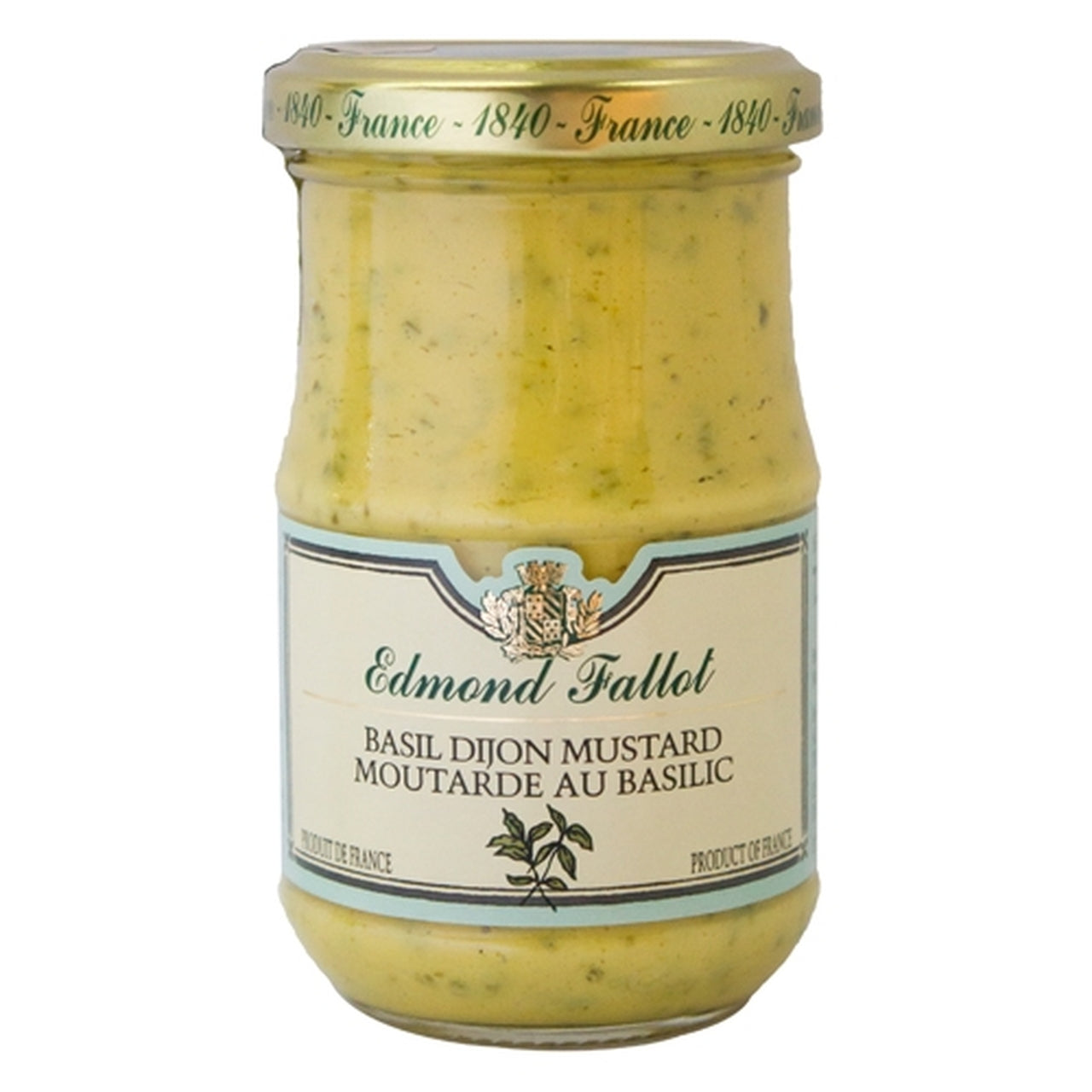 Edmond Fallot, Basil Dijon Mustard, 7.4 oz