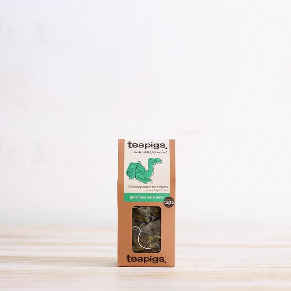 Teapigs, Marrakesh Mint, Green Tea with Mint, 15 Templates
