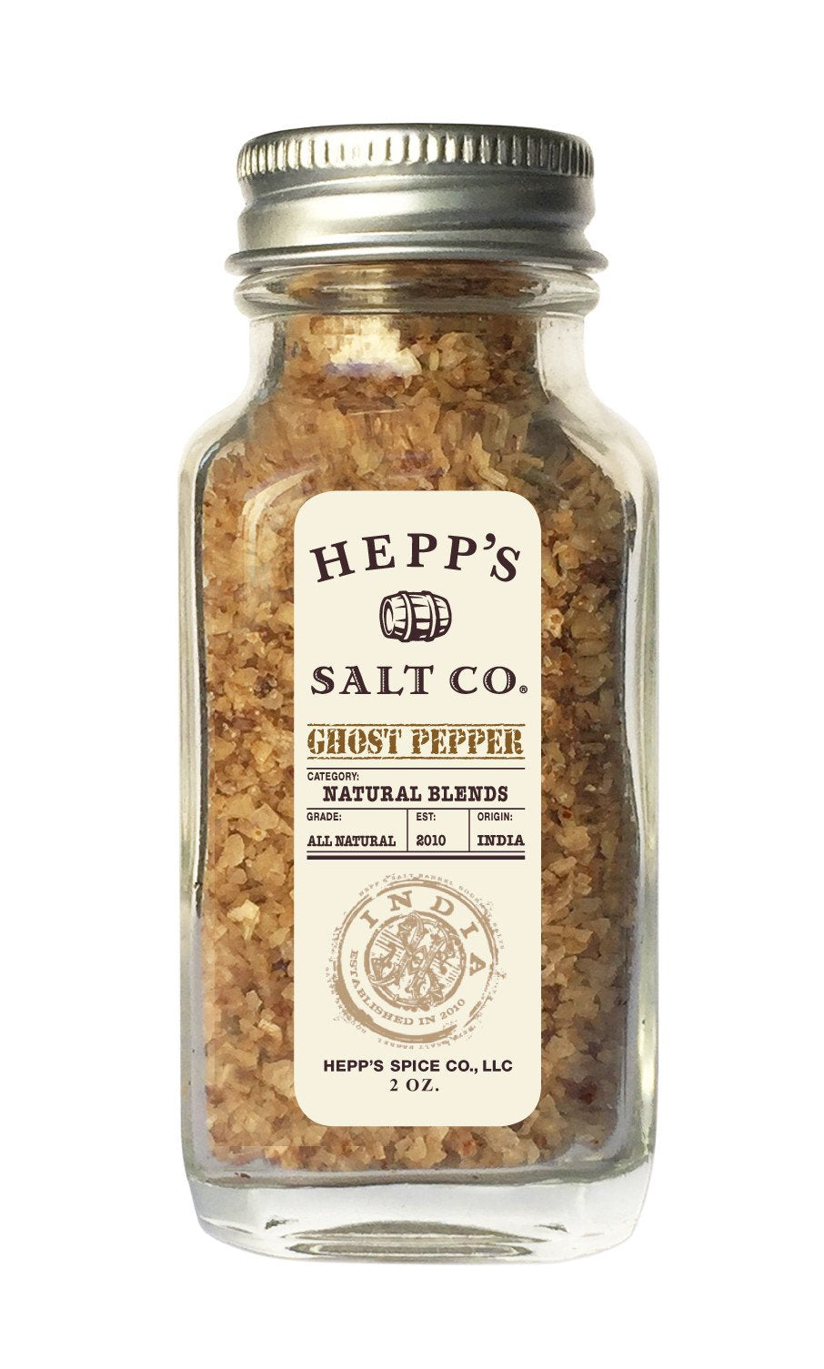 Hepp's Salt Co., Ghost Pepper, 2.5 oz