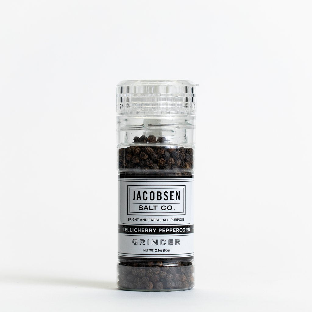 Jacobson Salt Co., Sourced Tellicherry Peppercorn Grinder, 2.1 oz