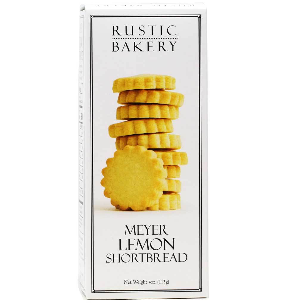 Rustic Bakery, Meyer Lemon Shortbread, Organic, 4 oz