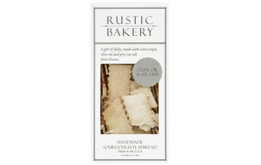 Rustic Bakery, Sourdough Flatbread Olive Oil & Sel Gris, Organic