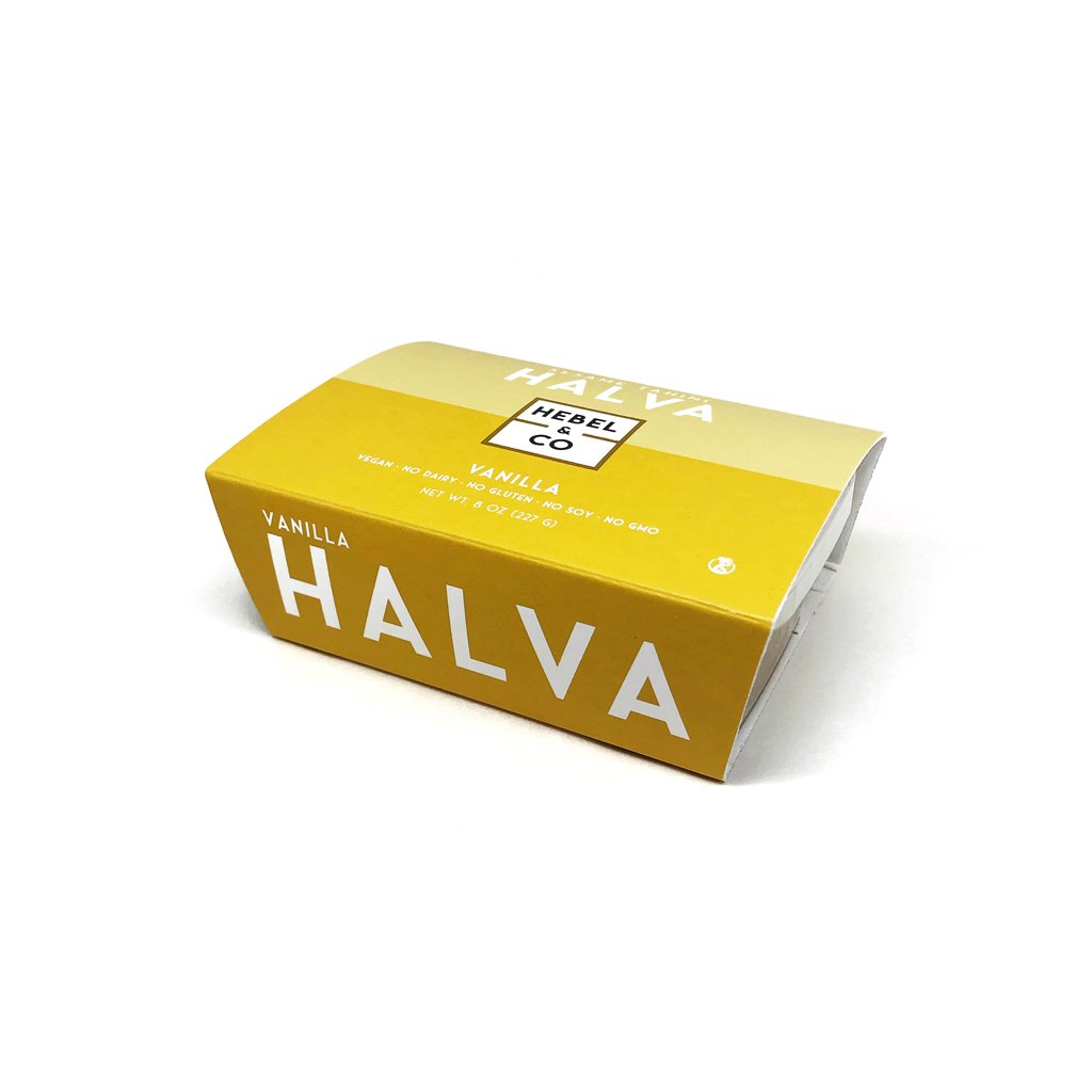 Hebel & Co, Sesame Tahini Halva, Vanilla, 8 oz