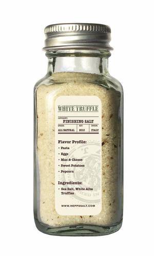 Hepp's Salt Co., White Truffle Sea Salt, 3.0 oz