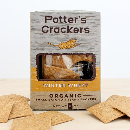 Potter's Crackers, Winter Wheat, 5 oz