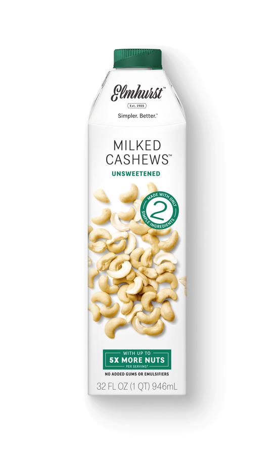 Elmhurst, Cashews Milk, Unsweetened, 32 oz