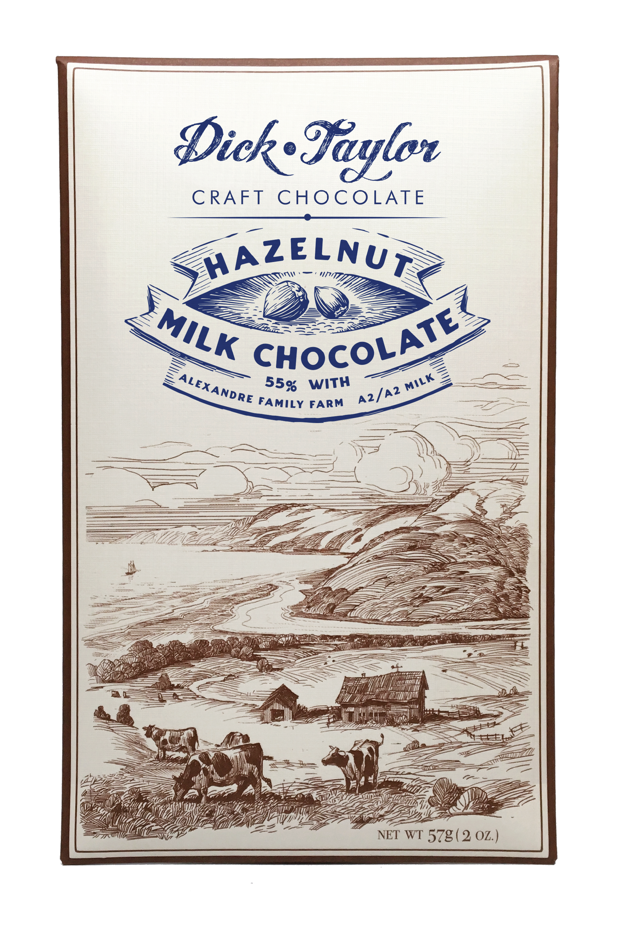 Dick Taylor Chocolates, Hazelnut Milk Chocolate 55%