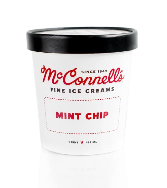 McConnells Fine Ice Cream, Mint Chip, 1 Pint