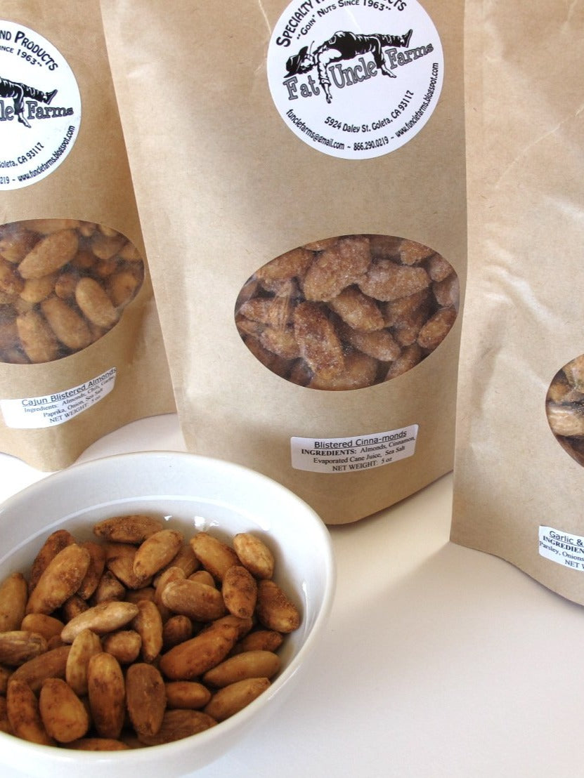 Fat Uncle Farms, Garlic and Herb Almonds, 4 oz