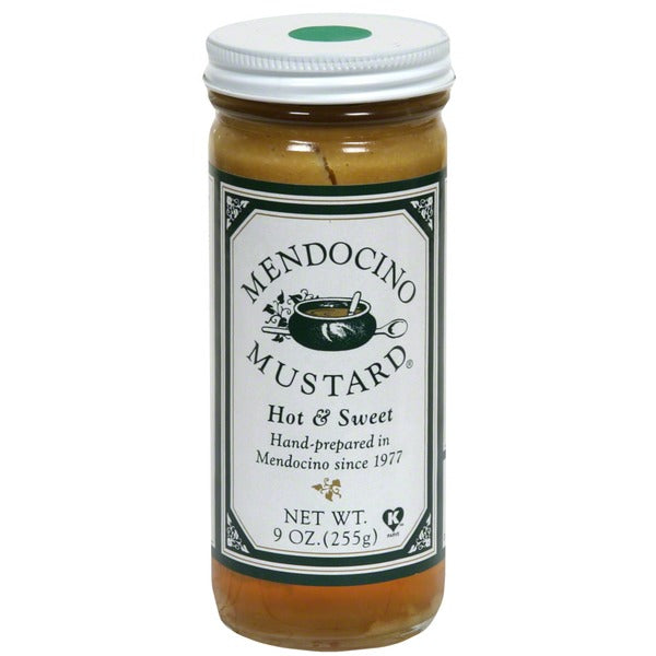 Mendocino Mustard, Hot & Sweet, 9 oz