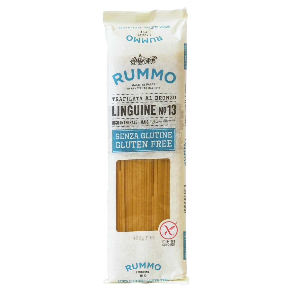 Gluten Free, Rummo, Linguine No. 13, 400g