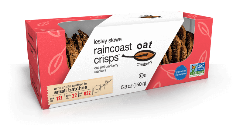 Raincoast Crisps, Oat & Cranberry, 6 oz
