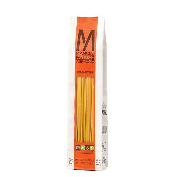 Mancini Pastificio Agricolo, Spaghettini Pasta, 17.6 oz