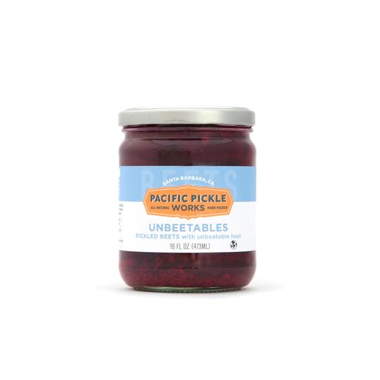Pacific Pickle Works, Unbeetables, Pickled Beets with Unbeatable Heat, 16 oz