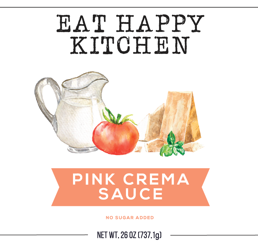 Eat Happy Kitchen, Pink Crema Sauce